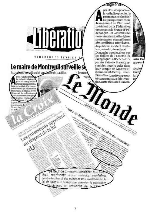 Jean-Pierre Brard et les glises vangliques de Montreuil